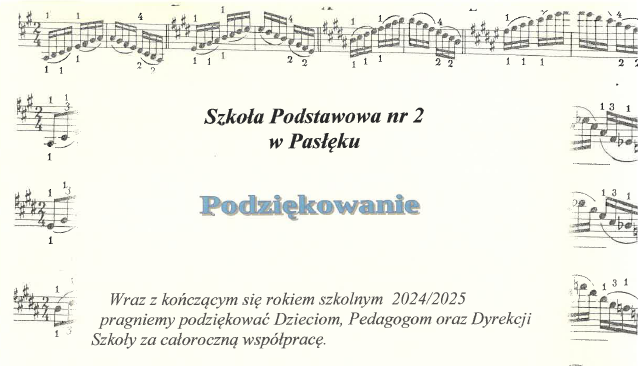 podziekowanie