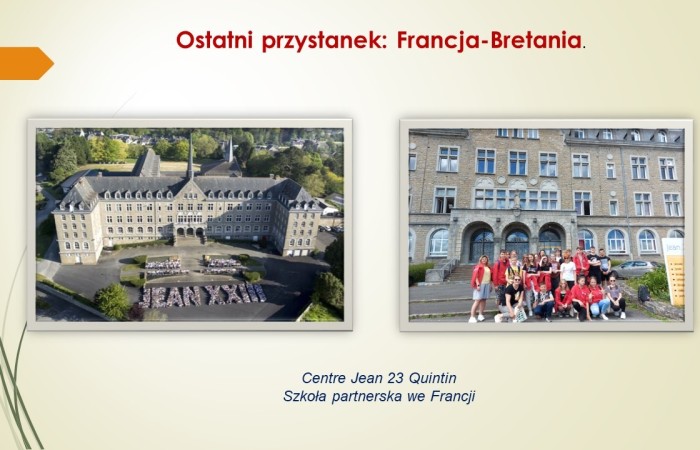 Od IX 2020  do  VIII 2022 w projekcie Erasmus + brało udział 23 uczniów naszej szkoły. Zaplanowano liczne działania nakierowane na poznawanie krajów partnerskich. Niewątpliwym atutem projektu była mobilność uczniów i nauczycieli. W ramach projektu odbyły  się trzy spotkanie międzynarodowe. Uczniowie krajów partnerskich spotykali się w Polsce, w Portugalii i we Francji. Językiem projektu był język angielski. Udział w projekcie przyniósł ogrom wrażeń i niesamowitą porcję wiedzy oraz życiowych doświadczeń.