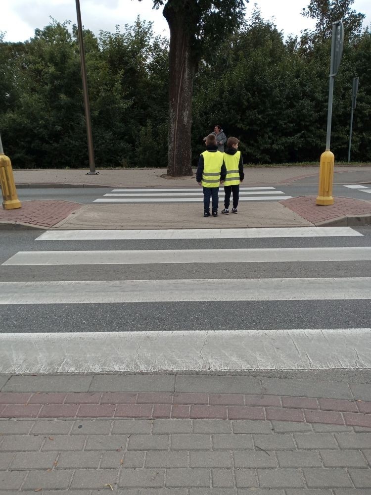 Jak zachowywać się na drodze, żeby bezpiecznie iść do szkoły i wrócić do domu?
Tę wiedzę przekazali  nam doświadczeni policjanci pasłęckiej policji.
                                Dziękujemy!!!
