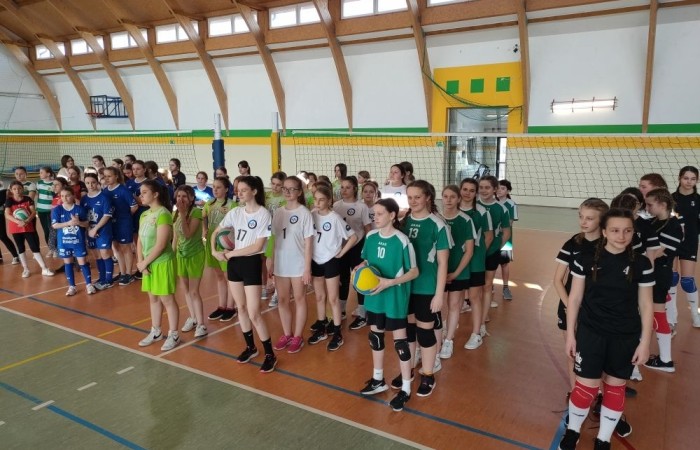 Reprezentacja naszej Podstawówki w tegorocznych rozgrywkach była gościem Zespołu Szkół w Gronowie Elbląskim.  Do rywalizacji 14.03.2024r. (czwartek ) stawiło się siedem drużyn naszego powiatu. Szkoły z: Godkowa, Pilony, Rogajn, Młynar, SP 1 Pasłęk, SP 2 Pasłęk oraz organizator Gronowo Elbląskie. Wszystkie drużyny prezentowały się bardzo dobrze udowadniając w każdym meczu, że żadna z ekip nie trafiła tu przypadkowo. Mimo młodego wieku, zawodniczki zaskakiwały silną zagrywką, poprawnym odbiorem,  czy rozegraniem piłki. Gra toczyła się do dwóch wygranych setów. W wielu przypadkach wyrównanej gry to jednak nie wystarczało i o rozstrzygnięciu musiał decydować dodatkowy tie-break. Tak było w każdym rozegranym przez nasz zespół meczu. Po niełatwej, emocjonującej rywalizacji w ostatnim naszym meczu ulegliśmy drużynie z Młynar ostatecznie zajmując czwarte miejsce.