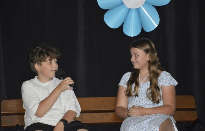 Uczniowie klasy 5 b, dzięki współpracy z Pasłęckim Towarzystwem Przyjaciół Kultury, już po raz drugi wzięli udział w projekcie 