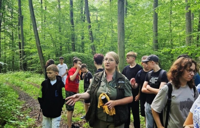 Kolejne działanie w ramach projektu Erasmus Discovering Carrers in Europe . Dziś uczniowie klas siódmych mieli okazję poznać zawód leśnika. Była wyprawa do lasu, ścieżka edukacyjna i fantastyczne opowieści pani leśnik o tym jaki jest las, na czym polega zawód leśnika i co trzeba zrobić alby móc  wykonywać tak piękną pracę. Pobyt zakończony ogniskiem i oczywiście pieczonymi w nim kiełbaskami. Dziękujemy Nadleśnictwu Młynary za gościnność i piękną lekcję przyrody. Nawet wszechobecne komary nie były w stanie zepsuć mam przyjemności dzisiejszego dnia.