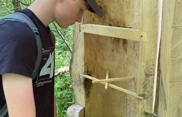 Kolejne działanie w ramach projektu Erasmus Discovering Carrers in Europe . Dziś uczniowie klas siódmych mieli okazję poznać zawód leśnika. Była wyprawa do lasu, ścieżka edukacyjna i fantastyczne opowieści pani leśnik o tym jaki jest las, na czym polega zawód leśnika i co trzeba zrobić alby móc  wykonywać tak piękną pracę. Pobyt zakończony ogniskiem i oczywiście pieczonymi w nim kiełbaskami. Dziękujemy Nadleśnictwu Młynary za gościnność i piękną lekcję przyrody. Nawet wszechobecne komary nie były w stanie zepsuć mam przyjemności dzisiejszego dnia.
