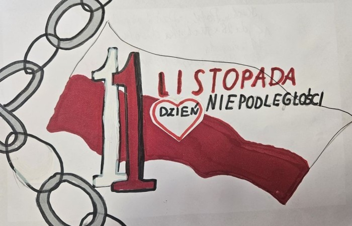 W październiku uczniowie naszej szkoły wzięli udział w konkursie plastycznym, którego motywem było Święto Niepodległości. Konkurs zorganizowała Burmistrz Pasłęka pani Elżbieta Wasiuk i Pasłęcki Ośrodek Kultury. Tematem konkursu było hasło „Kocham Polskę-Dzień Niepodległości. Wyróżnienie zdobyła Joanna Żukowska z klasy 8b, która otrzymała nagrodę podczas wspólnego świętowania z mieszkańcami Pasłęka z okazji 106 Rocznicy Odzyskania Niepodległości przez Polskę.