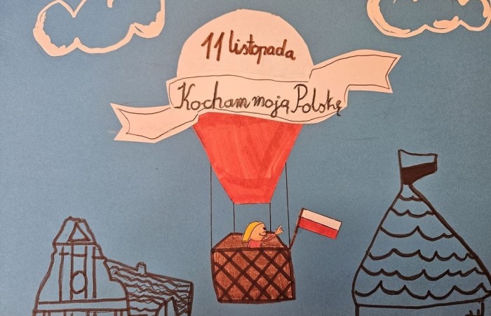 W październiku uczniowie naszej szkoły wzięli udział w konkursie plastycznym, którego motywem było Święto Niepodległości. Konkurs zorganizowała Burmistrz Pasłęka pani Elżbieta Wasiuk i Pasłęcki Ośrodek Kultury. Tematem konkursu było hasło „Kocham Polskę-Dzień Niepodległości. Wyróżnienie zdobyła Joanna Żukowska z klasy 8b, która otrzymała nagrodę podczas wspólnego świętowania z mieszkańcami Pasłęka z okazji 106 Rocznicy Odzyskania Niepodległości przez Polskę.