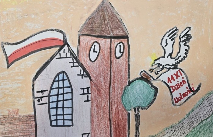 W październiku uczniowie naszej szkoły wzięli udział w konkursie plastycznym, którego motywem było Święto Niepodległości. Konkurs zorganizowała Burmistrz Pasłęka pani Elżbieta Wasiuk i Pasłęcki Ośrodek Kultury. Tematem konkursu było hasło „Kocham Polskę-Dzień Niepodległości. Wyróżnienie zdobyła Joanna Żukowska z klasy 8b, która otrzymała nagrodę podczas wspólnego świętowania z mieszkańcami Pasłęka z okazji 106 Rocznicy Odzyskania Niepodległości przez Polskę.