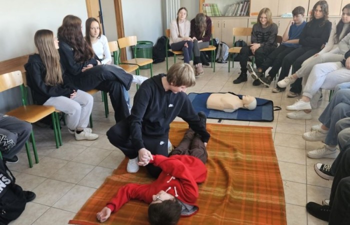 Klasy 8a i 8b brały udział w warsztatach 