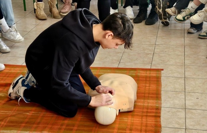 Klasy 8a i 8b brały udział w warsztatach 