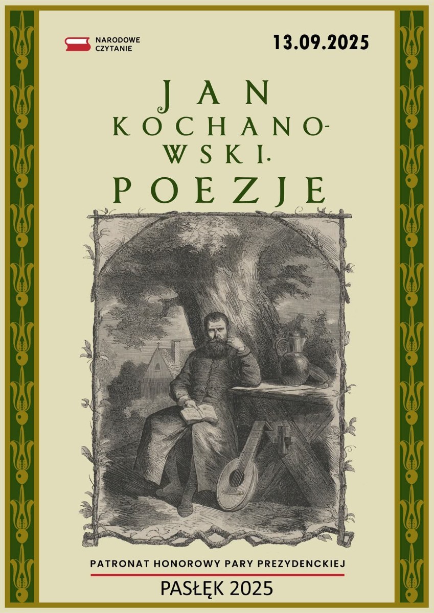 Z radością informujemy, że sześcioro uczniów z naszej szkoły wzięło udział w tegorocznej edycji Narodowego Czytania 2025. Wydarzenie poświęcone było twórczości Jana Kochanowskiego, jednego z najwybitniejszych poetów polskiego renesansu.

Uczniowie z zaangażowaniem czytali wybrane utwory poety, prezentując bogactwo języka i głębię refleksji zawartych w poezji Kochanowskiego. Ich udział był nie tylko okazją do rozwijania umiejętności recytatorskich, ale także formą uczczenia klasyki polskiej literatury.

Gratulujemy wszystkim uczestnikom i dziękujemy za godne reprezentowanie naszej szkoły! 

Dziękujemy Bibliotece Publicznej w Pasłęku za zorganizowanie tego wydarzenia i możliwość wzięcia przez nas udziału. 
