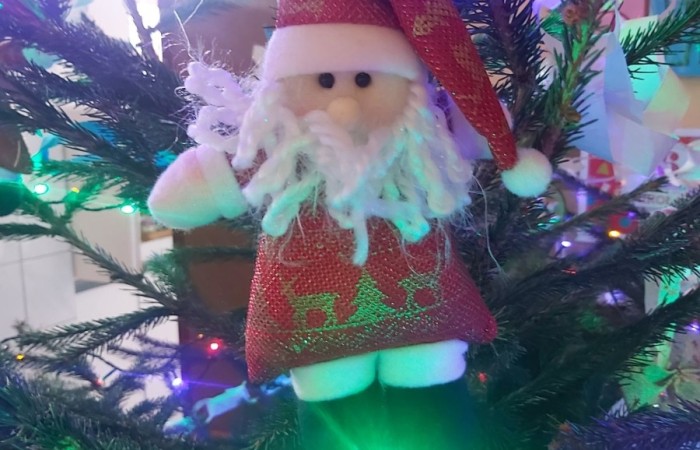 W oczekiwaniu na zbliżające się święta, w naszej szkole już od pewnego czasu gości magia Świąt Bożego Narodzenia.
Św. Mikołaj wysłuchał prośby dzieci, przynosząc wspaniałą choinkę. Uczniowie pięknie ją przystroili samodzielnie wykonanymi ozdobami. 
Na holu pojawiły się też makiety choinek, które każda z klas musiała udekorować w ramach konkursu. Dzieci wykazały się niesamowitą pomysłowością i zaangażowaniem, tworząc swoje świąteczne drzewko.
Komisja miała ogromny problem aby wybrać tą najładniejszą, gdyż wszystkie zasługiwały na pierwsze miejsce.
Panie: I. Matukiewicz, B. Ziębicka i M. Szymańska jako „zwycięzcę” ostatecznie wskazały choinkę klasy II B.
Klasy IB i III B zajęły II miejsce, a klasy IA, II A i III A zajęły miejsce III.
Wszyscy uczniowie otrzymali słodycze i zestawy papierów kolorowych.
Tak pięknie wykonane dekoracje i zapach choinki wprowadziły wszystkich w atmosferę zbliżających się Świąt Bożego Narodzenia.