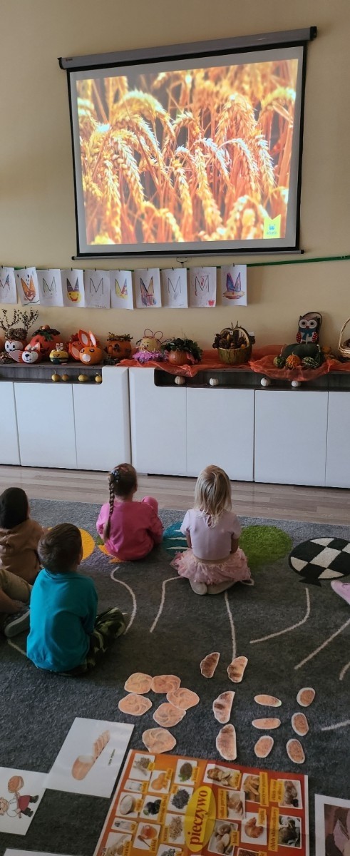 	16 października na całym świecie obchodzony jest „Światowy Dzień Chleba”. Także tego dnia w grupie „Biedronki” oraz „Sówki” obchodzony był ten niezwykły dzień. Jest to wyjątkowe święto, które przypomina nam , jak ważny w naszym życiu jest chleb- symbol codziennego pożywienia, pracy ludzkich rąk i szacunku do jedzenia. Przedszkolaki zapoznały się z historią powstawania chleba. Dowiedziały się  również jak wygląda droga – od ziarenka do bochenka. Poznały pracę rolnika, młynarza i piekarza. Na koniec miały możliwość powąchać i spróbować rożnych gatunków chleba. Dzieci samodzielnie przygotowały sobie zdrowe i pyszne kanapeczki oraz stworzyły wytwory z masy solnej.