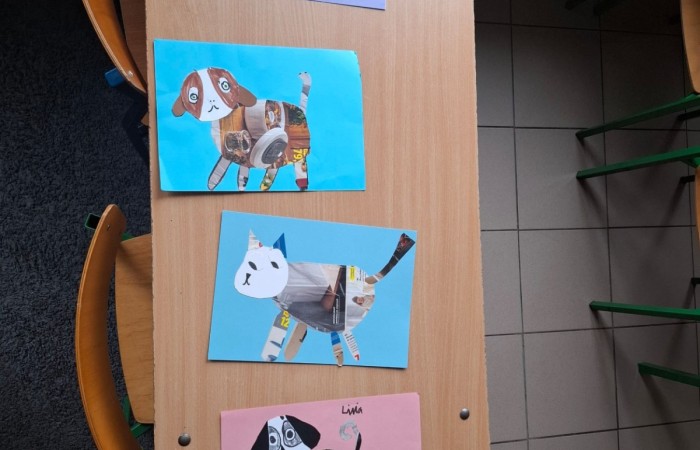 Z okazji Dnia Kundelka w naszej placówce odbyła się zbiórka karmy dla potrzebujących czworonogów. Dzięki ogromnemu zaangażowaniu dzieci i wsparciu rodziców udało się zebrać imponującą ilość darów, które trafiły do pobliskiego schroniska.

Z tej okazji dzieci z wielkim entuzjazmem przygotowały również piękne prace plastyczne inspirowane psimi przyjaciółmi. Ich wystawa ozdobiła sale i korytarze, wprowadzając wszystkich w radosny, psi klimat.

Serdecznie dziękujemy wszystkim darczyńcom za otwarte serca, życzliwość i wspólne świętowanie tego wyjątkowego dnia.