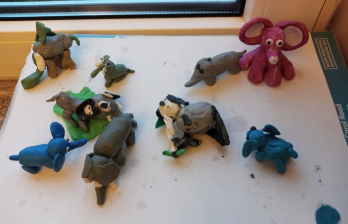 Odbyły się również zajęcia Jaki jest słoń?, zachowania i budowa słonia, po obejrzeniu filmy edukacyjnego pt. 