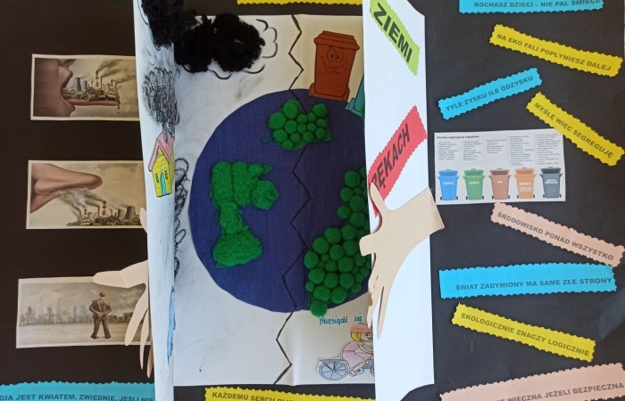 Z okazji Światowego Dnia Ziemi w naszej szkole odbyły się konkursy 
Matematyczny dla klas 4-8 